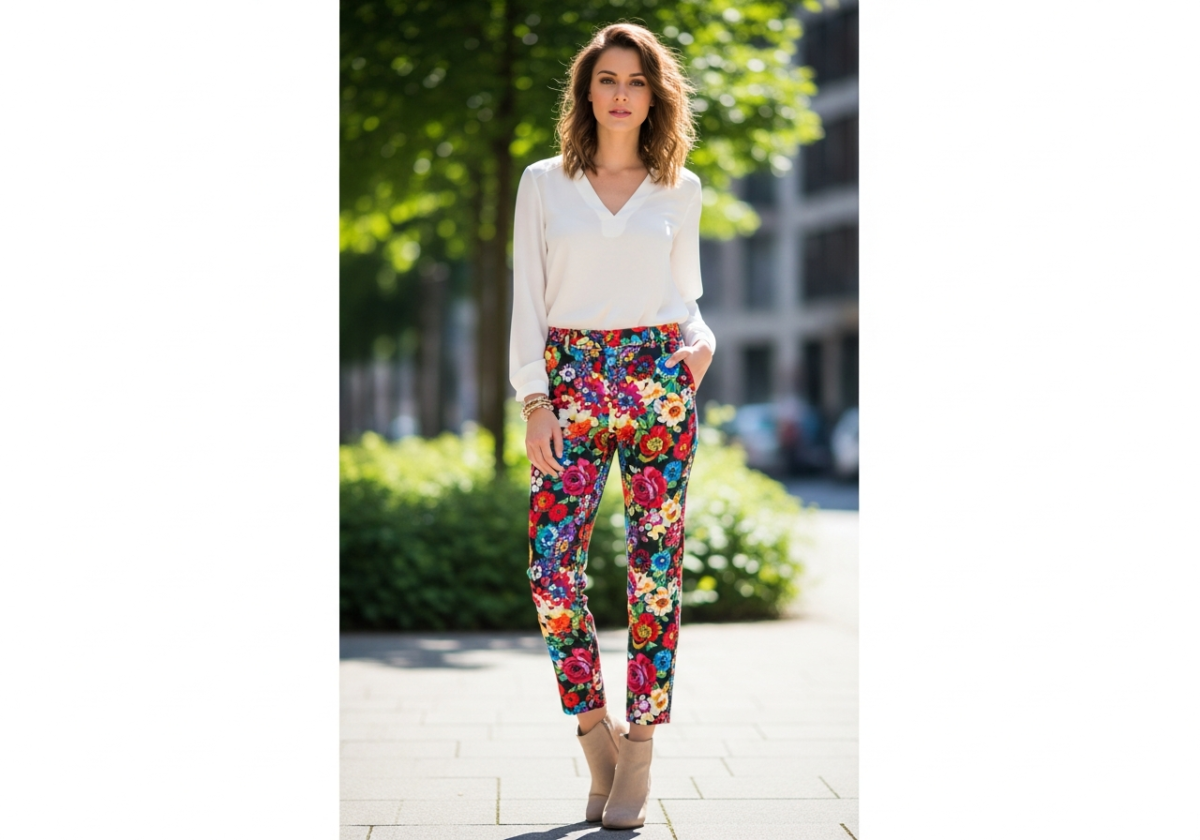 Co założyć do spodni w kwiaty – praktyczny przewodnik stylizacji
